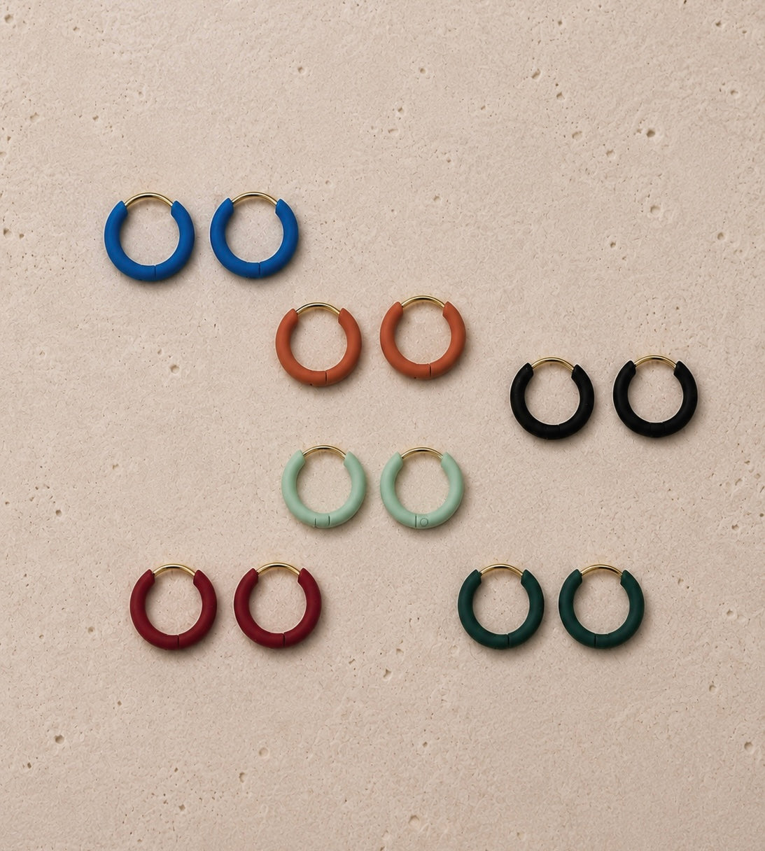 Argolas Mini Coloridas Matte