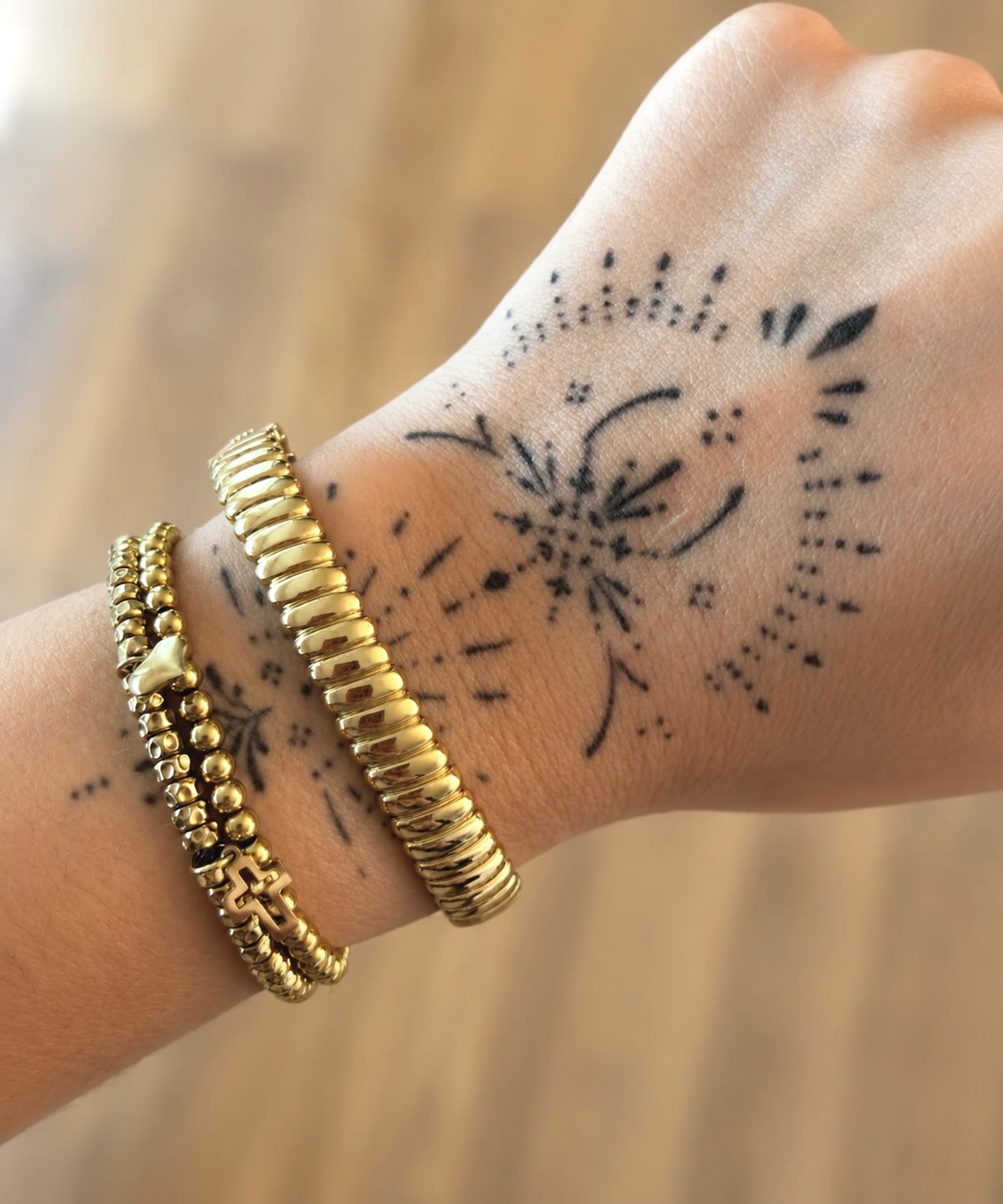 Bracelete Azus Dourada