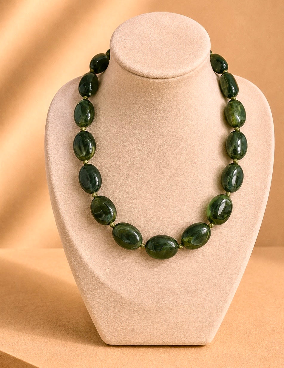 Colar Blomm Verde Tropa