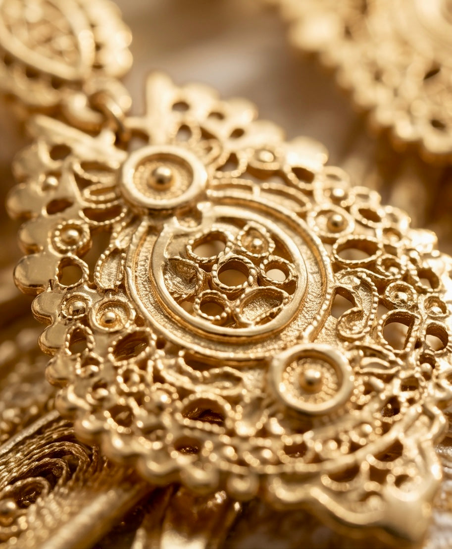 Brinco Arabesque Dourado