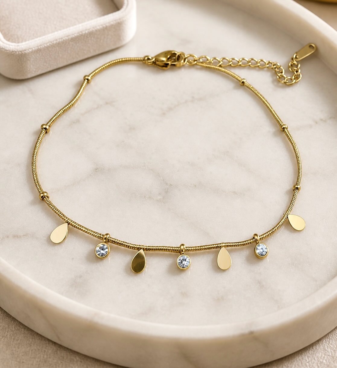 Pulseira Mini Gota Dourada